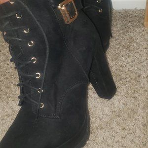 Black boots